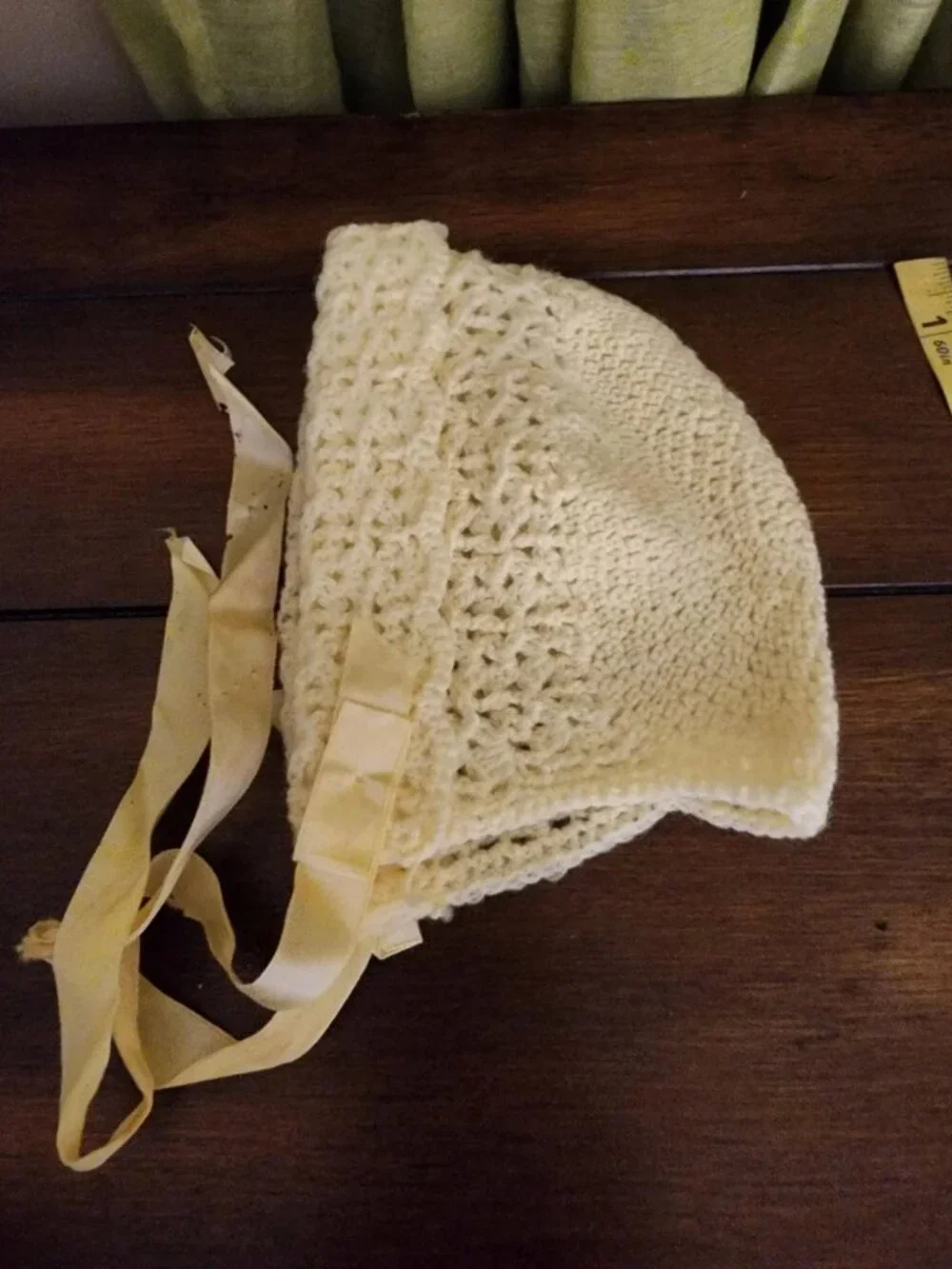Handmade Baby's Crocheted Bonnet